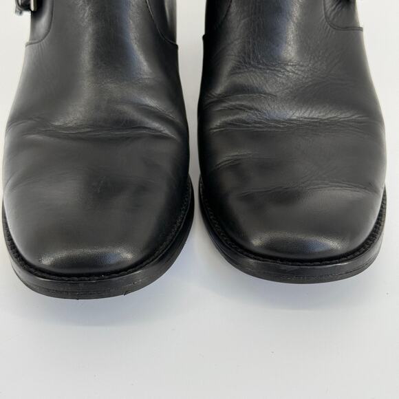 Derek Lam 10 Crosby Women Boots Leather Coleen Buckle Moto Grunge Biker Size 8.5 - Picture 9 of 12